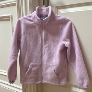 Children’s Place Lavender Fleece Jacket Full Zip Warm Layer Ski Snow Sz 7/8 Med